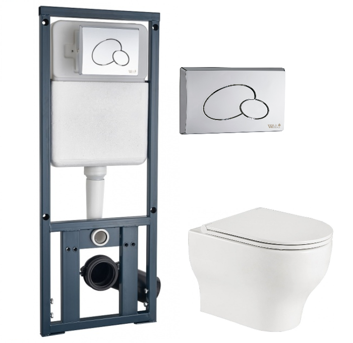 Комплект Weltwasser MARBERG 410 + ERLENBACH 410 GL-WT + MAR410 RD  10000006464 - 0