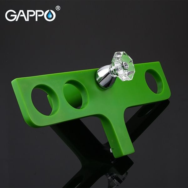 Смеситель для раковины Gappo зеленый G1096-9 - 3