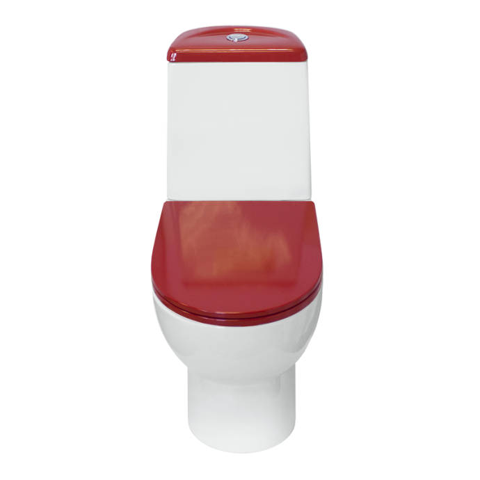 Унитаз-компакт Sanita luxe Best Color Red с микролифтом BSTSLCC07110522 - 1