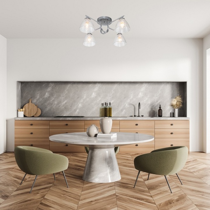 Потолочная люстра Escada Adonis 659/4PL Chrome - 1