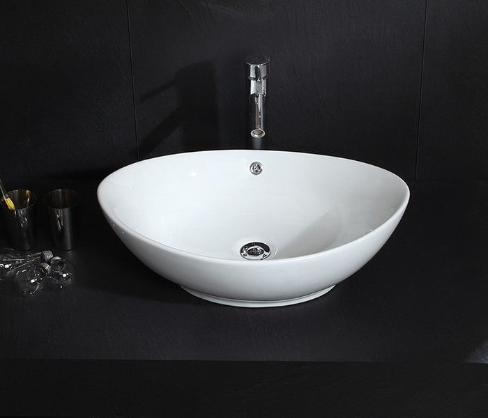 Раковина накладная Ceramalux N белый  9019 - 0