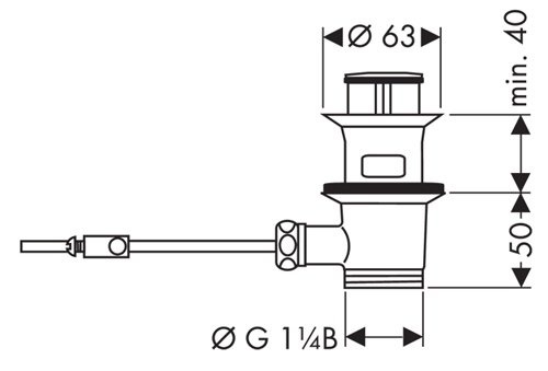 Смеситель для биде Hansgrohe Focus E хром  31720000 - 3