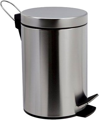 Мусорное ведро Wasserkraft K-665 5 л, крышка с микролифтом - 0