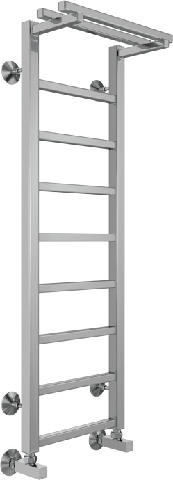 Водяной полотенцесушитель Terminus Контур П9 300х1000 с полкой Хром 4670078529626 - 1