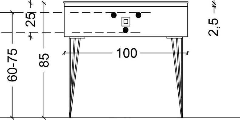 Тумба под раковину Armadi Art Lucido 100 бежевый 770-100-CP - 13