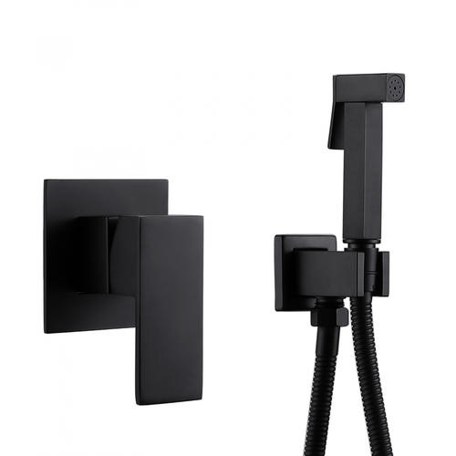 Гигиенический душ Abber Daheim черный, матовый  AF8225B - 0