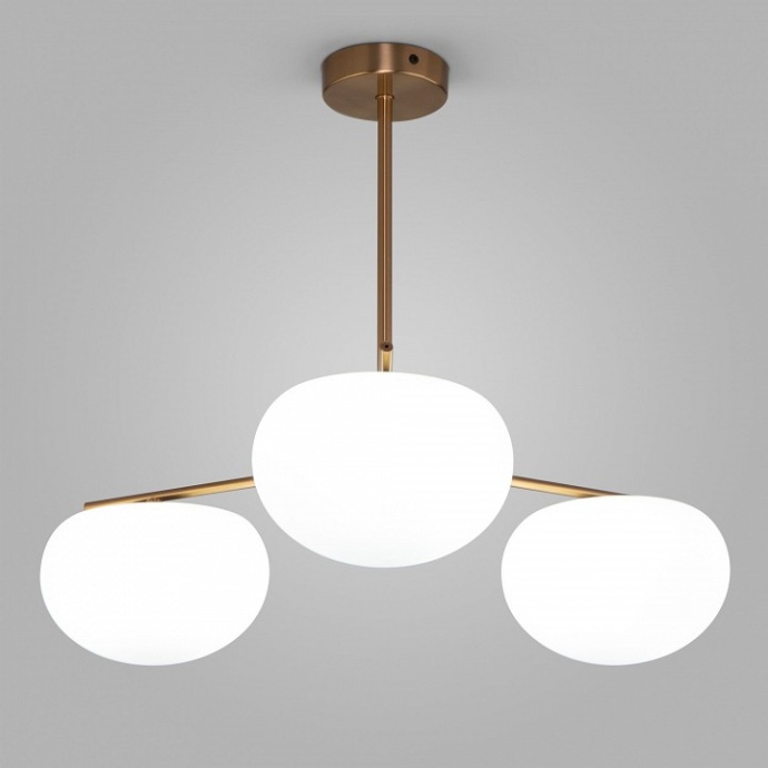 Люстра на штанге Eurosvet Like 30190/3 латунь - 1