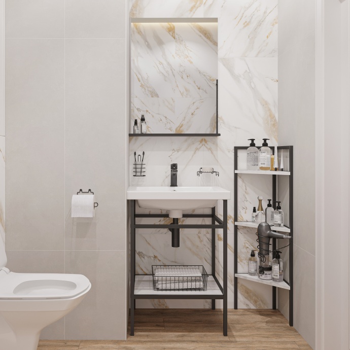 Мебель для ванной DIWO Смоленск 60 с раковиной Como 60 483896 - 0