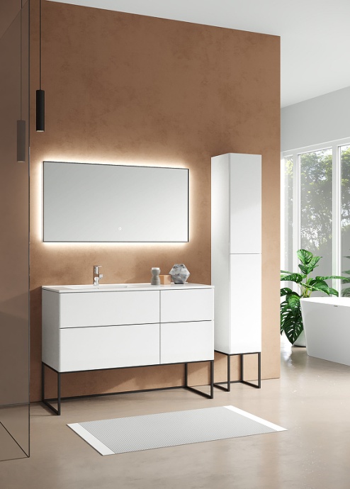 Тумба под раковину SanVit Лира 120 L белый глянец klira2120L - 3