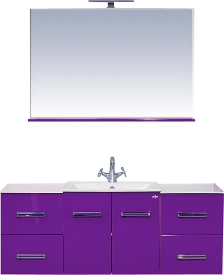 Тумба Misty Атланта 38 сиреневая Л-Атл09038-15П2Я - 2