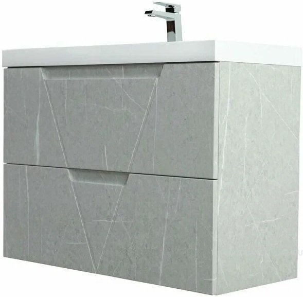 Тумба с раковиной BelBagno Vittoria 70 серый - 0