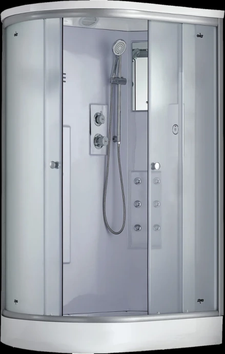 Душевая кабина Timo Standart 120х85 правая хром стекло матовое с гидромассажем T-5502 R Г/М - 0