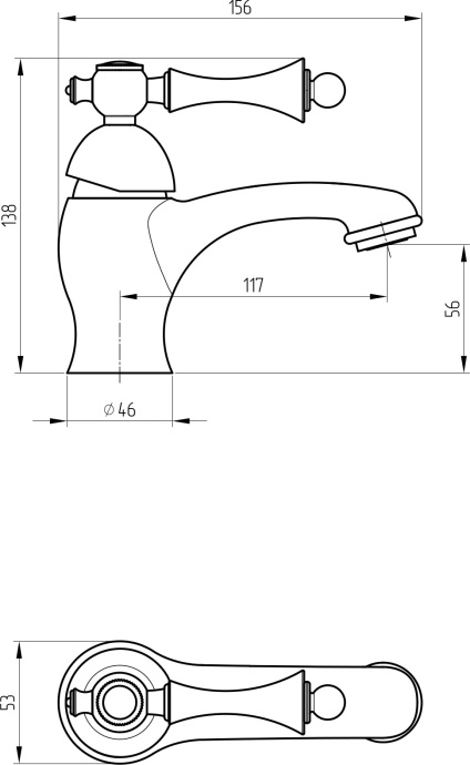 Смеситель для раковины Migliore Bomond 30006 золото - 2