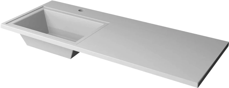 Раковина Stella Polar Мадлен 130 L на стиральную машину белый SP-00000477 - 0