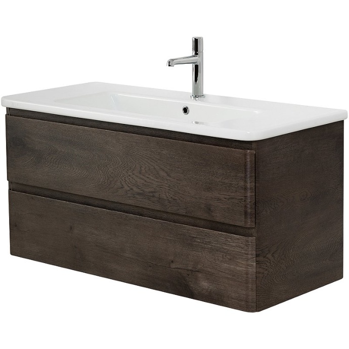 Тумба с раковиной BelBagno Albano 105 темное дерево - 1