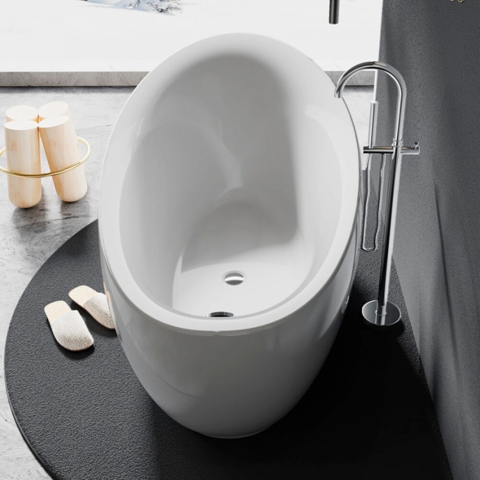 Акриловая ванна Black&White Swan 180х90 белая 225SB00 - 5