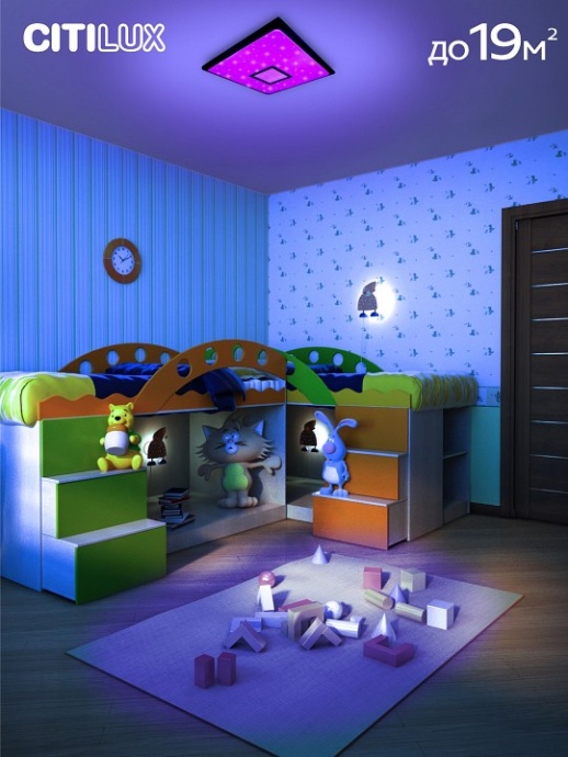 Потолочная светодиодная люстра Citilux Старлайт Смарт CL703AK53G - 10