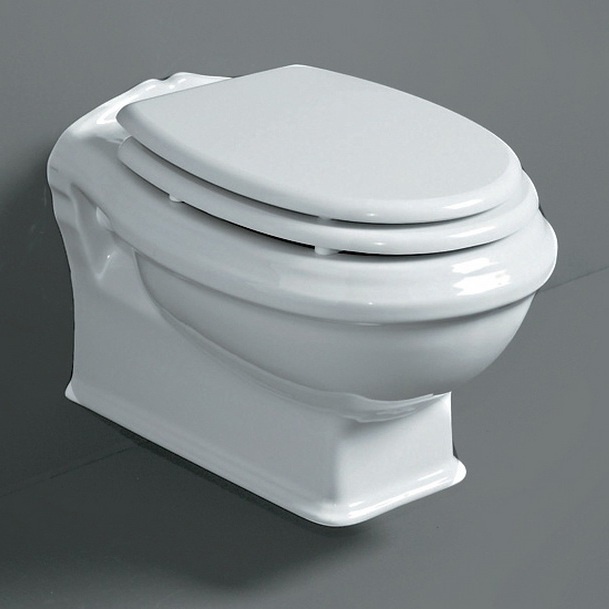 Унитаз подвесной Simas Arcade с крышкой, белый (AR841) - 5