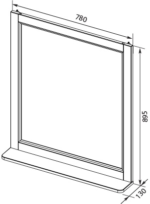 Мебель для ванной Aquanet Бостон 80 ясень - 19