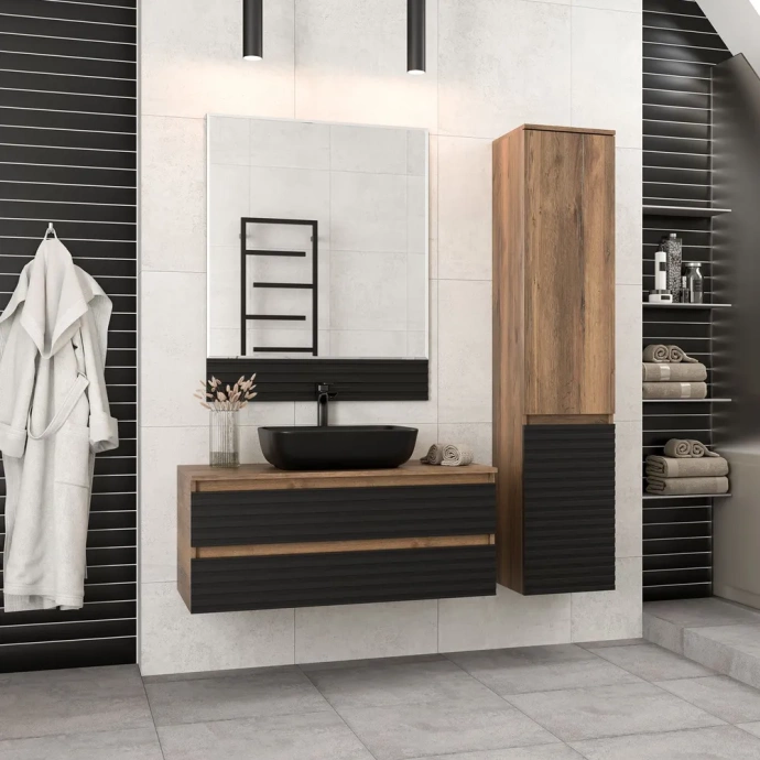 Зеркало Brevita Dakota 80 c фацетом  DAK-02080 - 3