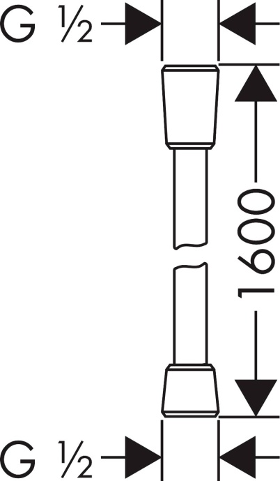 Душевой шланг Hansgrohe Isiflex 28276700 белый матовый - 4