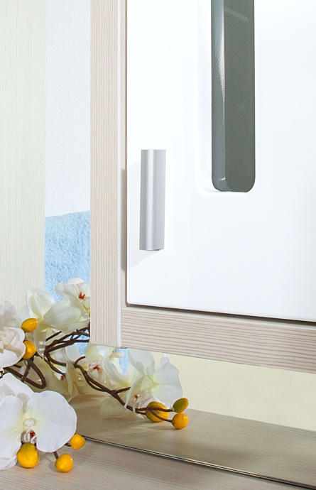 Зеркало-шкаф Бриклаер Бали 62 светлая лиственница, белый глянец, R 4627125412004 - 3