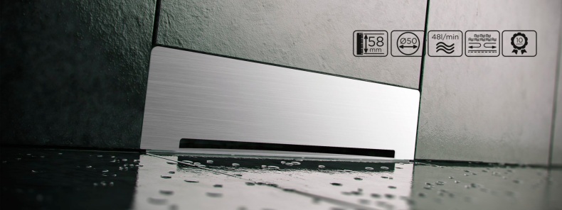 Душевой лоток Pestan Confluo Premium Wall 13100060 - 2