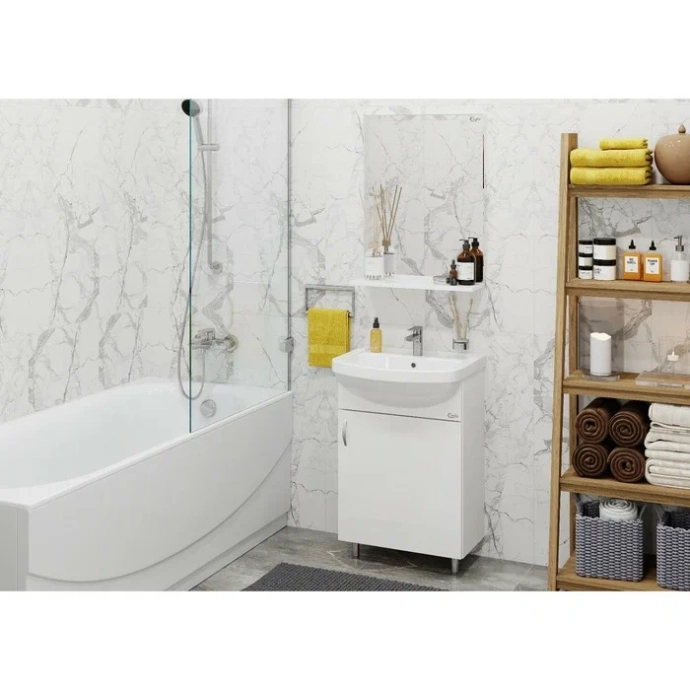 Тумба с раковиной Onika Эко 52 белый - 2