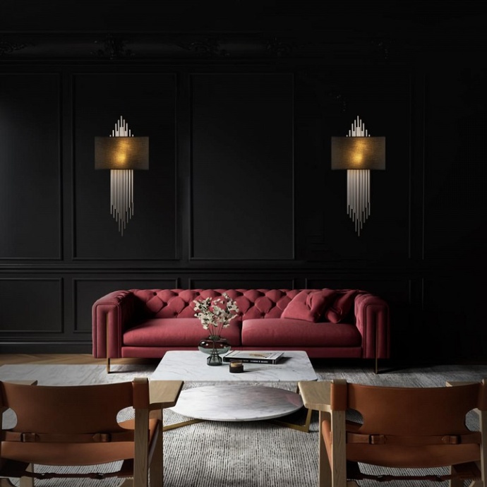 Накладной светильник Loft it Elegio 10107 Silver black - 4