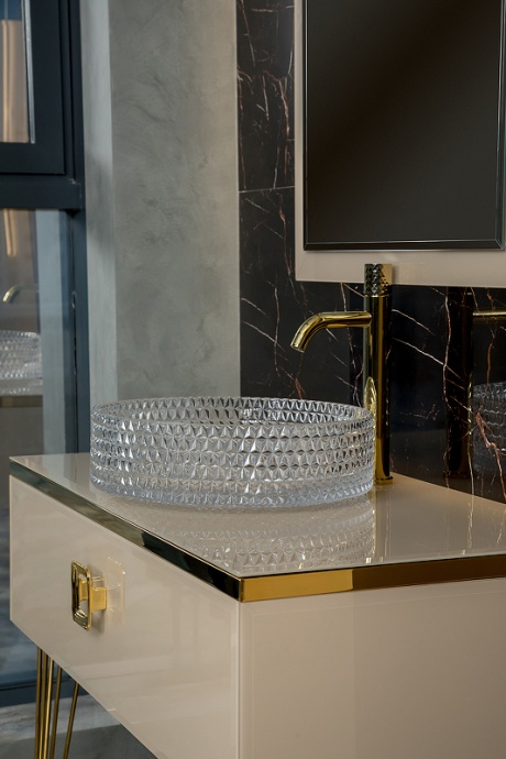 Тумба под раковину Armadi Art Lucido 100 бежевый 770-100-CP - 10