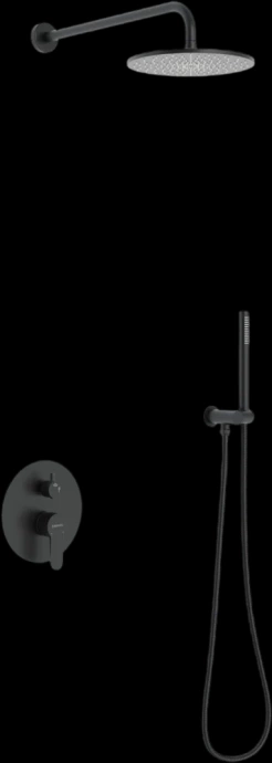 Душевой комплект Berges Nardis 2R черный матовый 071004 - 0