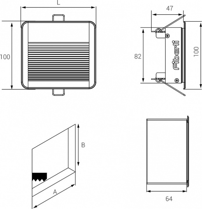 Встраиваемый светильник Fiberli LLGEN 11140301 - 3