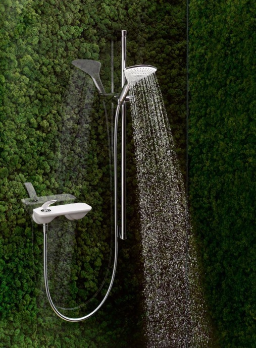 Смеситель для душа Kludi Balance белый, хром  527109175 - 4