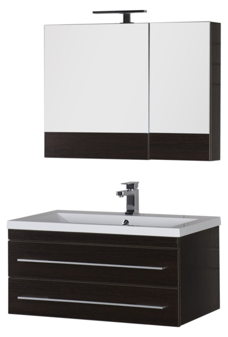 Зеркало-шкаф Aquanet Нота 90 камерино венге 159110 - 8