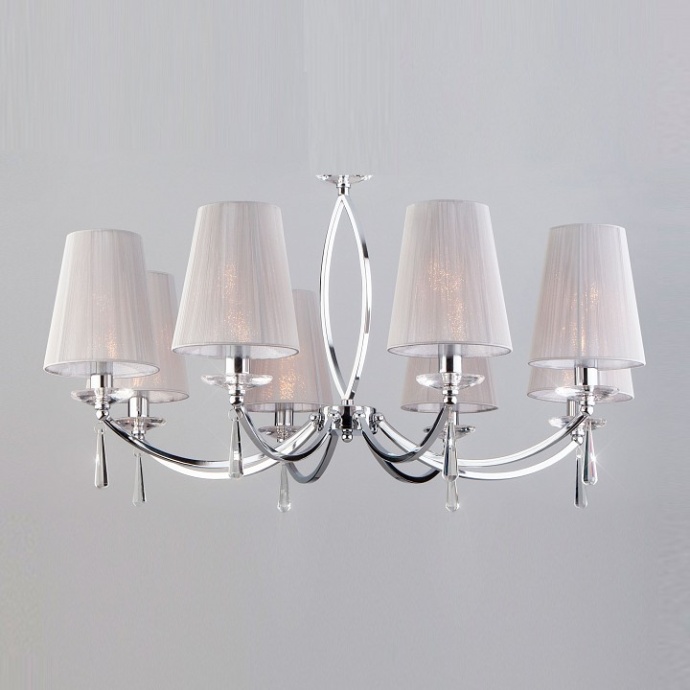 Подвесная люстра Eurosvet Valery 60079/8 хром - 0