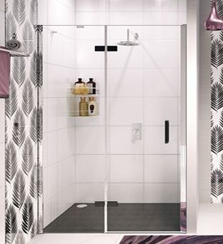 Душевая дверь в нишу Wasserkraft Aller Black 10H05LB 120 см 10H05LBLACK - 1