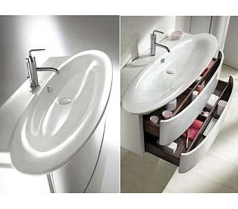 Тумба для комплекта Jacob Delafon Presquile 130 серый титан, 1 ящик  EB1101-N21 - 2