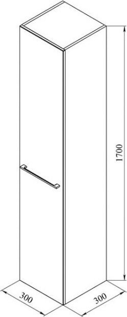 Шкаф-пенал De Aqua Тока 30 см  167317 - 9