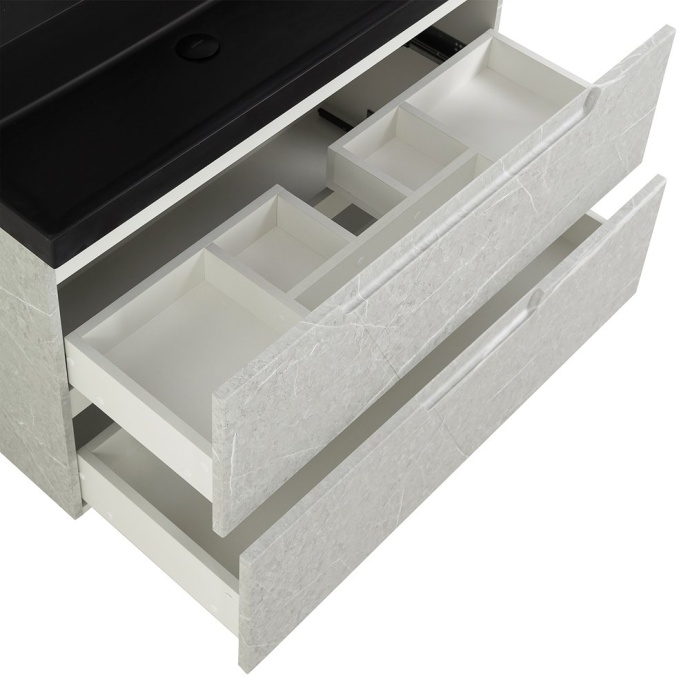 Комплект мебели BelBagno Vittoria 80 серый - 11