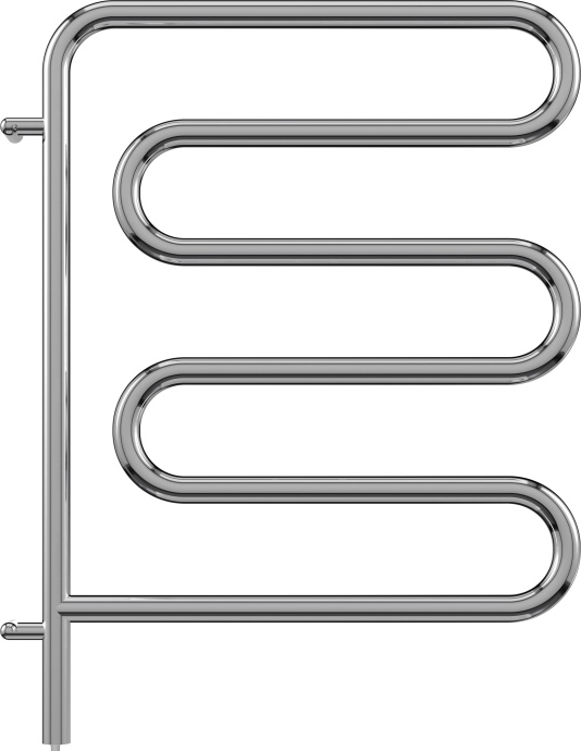 Электрический полотенцесушитель Terminus Ш-образный 450x570 Хром 4620768883958 - 0