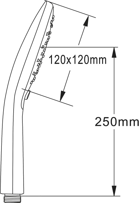 Душевая лейка STWORKI Хадстен XA-06cr - 6