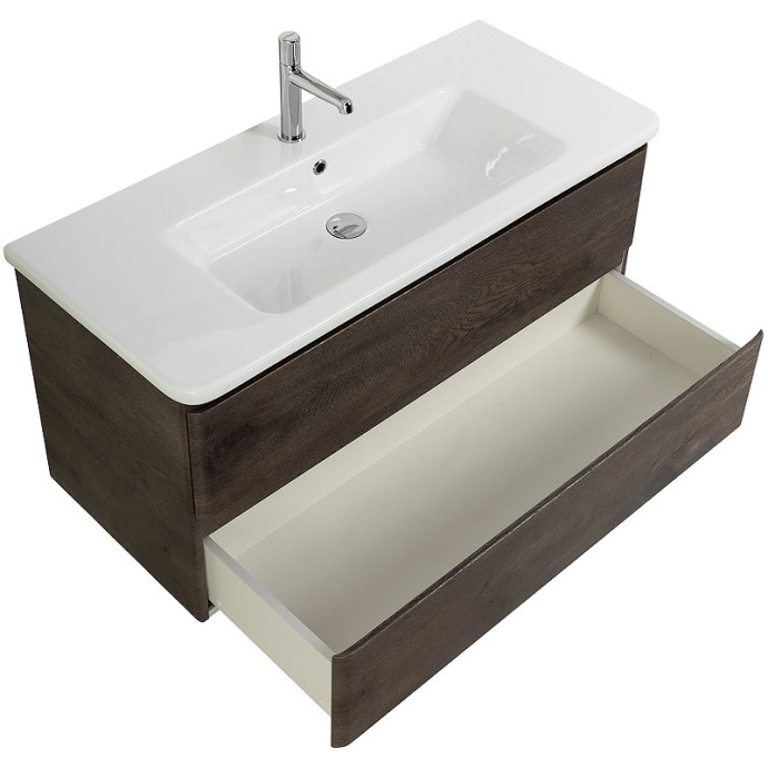 Тумба с раковиной BelBagno Albano 105 темное дерево - 2