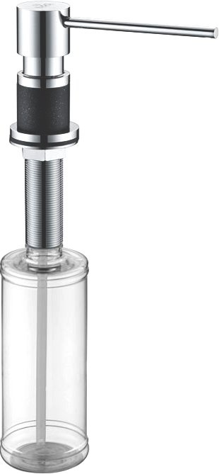 Дозатор для моющего средства Paulmark Kraft черный матовый D003-418 - 0