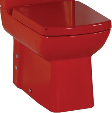 Чаша для унитаза-компакта Creavit Lara LR361.7 к стене, красная LR360-11KI00E-0000 - 0