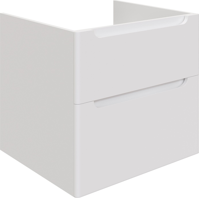 Тумба с раковиной STWORKI Берген 60 белая с темной столешницей, BOCCHI Vessel черная 549458 - 8