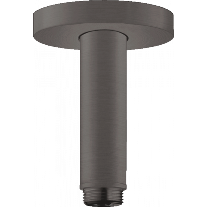 Кронштейн для верхнего душа Hansgrohe S шлифованный черный хром 27393340 - 0