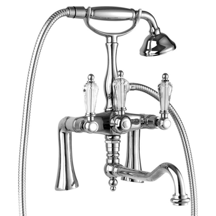 Смеситель для ванны Cezares Diamond золото  DIAMOND-PBV2-03/24-Sw - 0