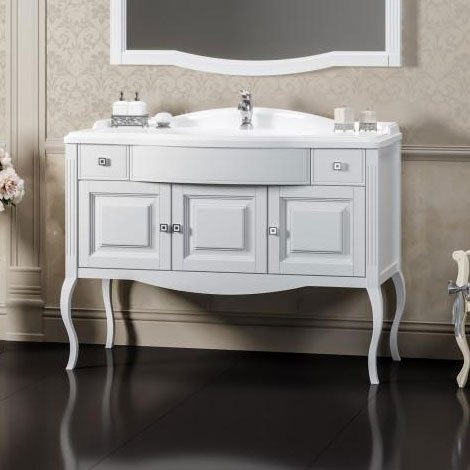 Тумба для комплекта Opadiris Лаура 120 белая матовая Z0000012472 - 0