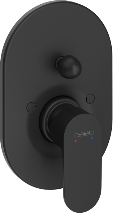 Смеситель для ванны с душем Hansgrohe Rebris S черный матовый 72449670 - 0