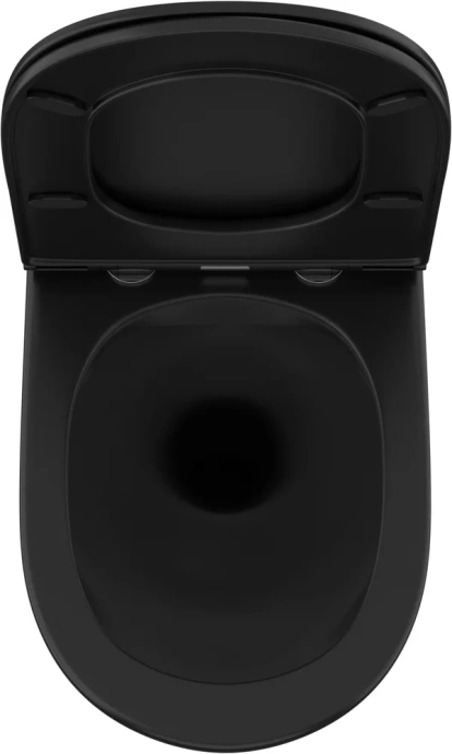 Унитаз подвесной Owl 1975 Vind Cirkel-H черный матовый  OWLT190305 - 2